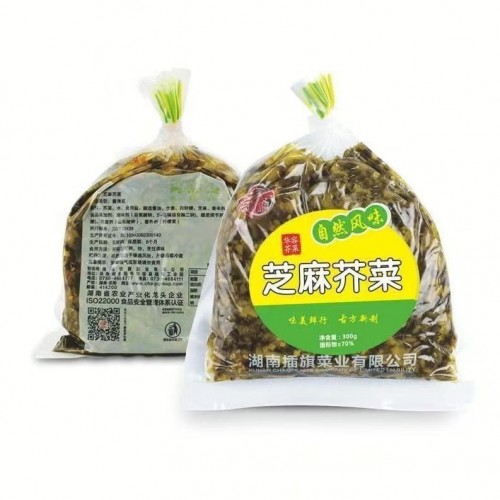 湖南岳阳芝麻芥菜免洗即食营养佐餐配菜烹调酸菜